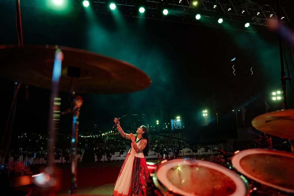 Ahmedabad International Kite Festival geeta ben performance