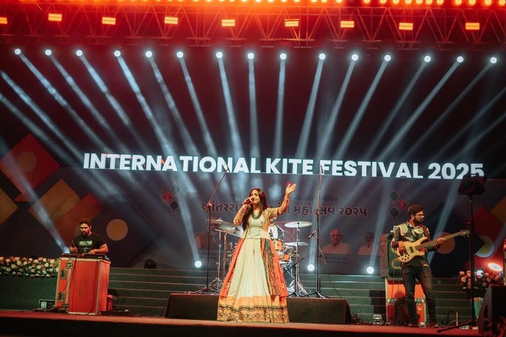 The Ahmedabad International Kite Festival attracted visitors from across the globe