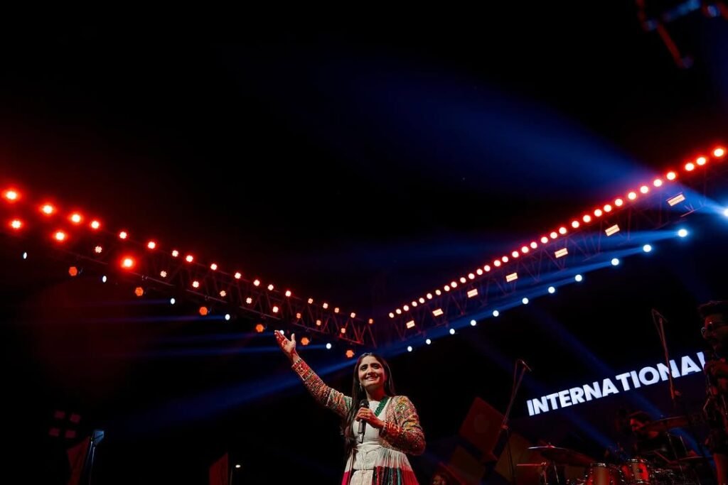Geeta Ben Rabari Live Performance Photos at Ahmedabad International Kite Festival 2025