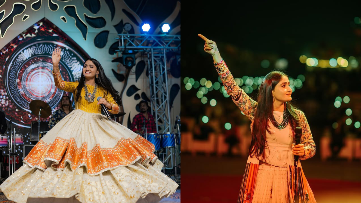 Geeta Ben Rabari Live Performance Photos at Ahmedabad International Kite Festival 2025