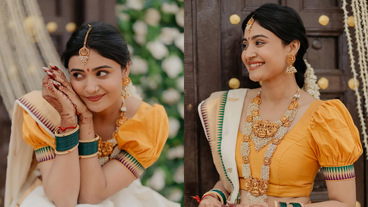 Gujarati movie actress Shraddha Dangar Haldi Ceremony Photos